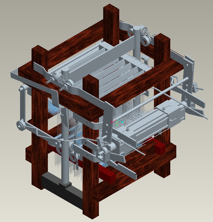 CAD render of the Low Weight Modified Jacquard